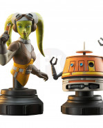 Star Wars Rebels busta 2-Pack Hera & Chopper 15 cm